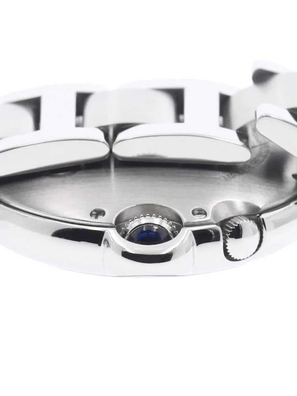 CARTIER Baron blue time zone Silver Dial Quartz Men's Watch_957787